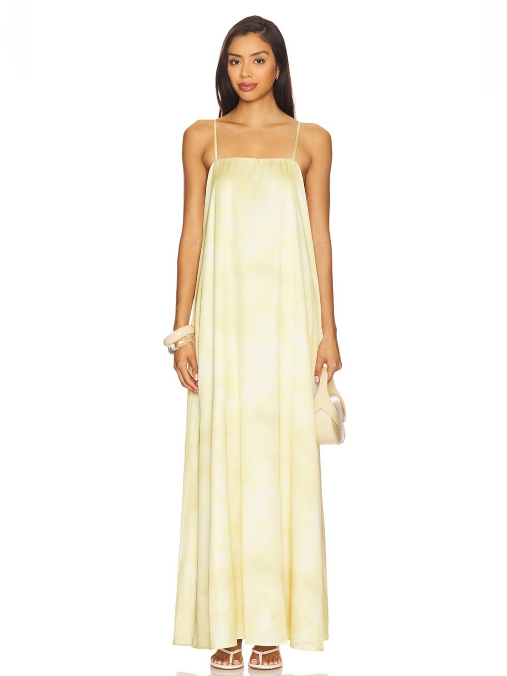 SNDYS MYRA MAXI DRESS IN PANNA COTTA